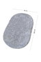 Mijölnir Alfombrilla de baño Colors of Oval - Gris